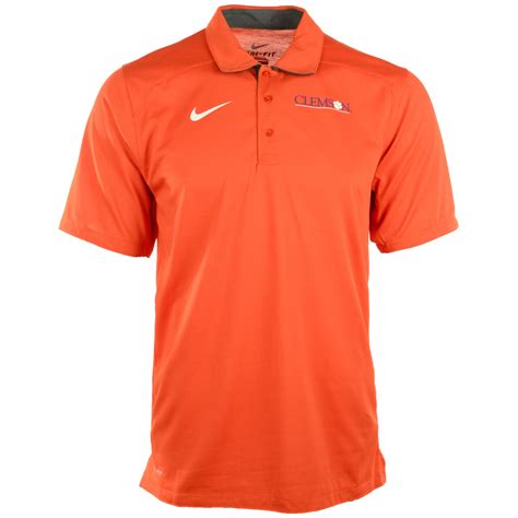 nike orange polo.